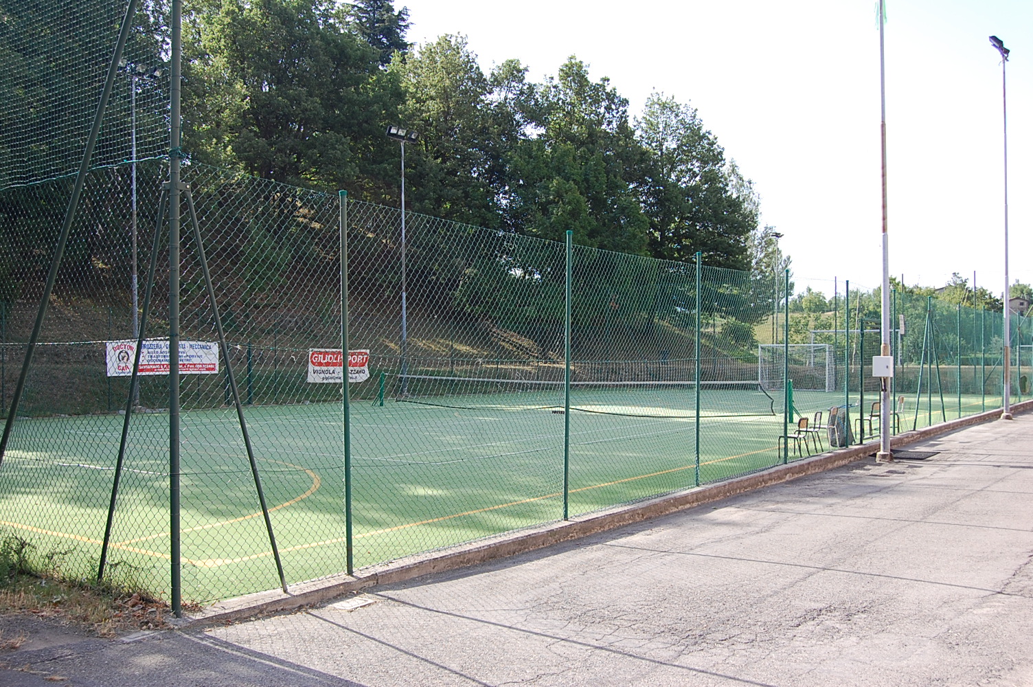 Campo calcio a 5, Campi da Tennis